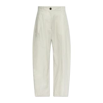 STUDIO NICHOLSON Wide Trousers, female, Beige, Size: XS Minos Trousers