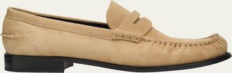 Prada Suede Moccasin Loafers