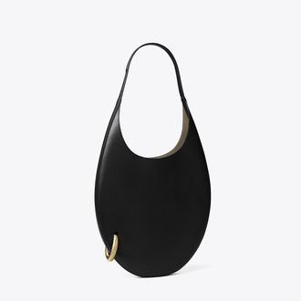 Tory Burch Womens Pierced Handbag, One Size