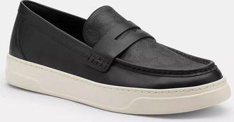 Coach Hybrid Loafer With Signature Canvas