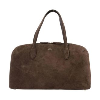 Toteme Bolso Tote Mediano de Ante - Bags - Mujer - Marr&oacute;n - ONE SIZE