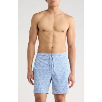 Johnnie-O Barcelona Swim Trunks in Navy at Nordstrom, Size Xx-Large