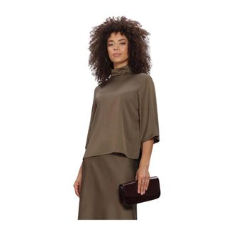 Drykorn Aletia Top - Dames - Blouses & Shirts - Groen - Maat: XL