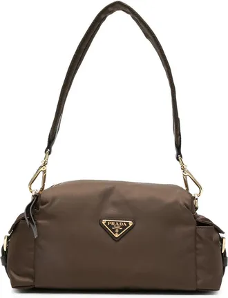 Prada Logo-plaque Tote Bag