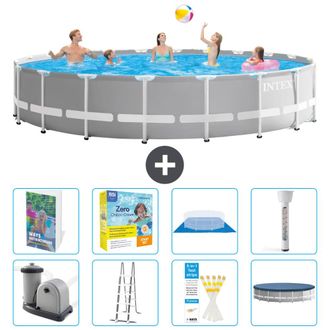 Intex Piscina Prism Frame Redonda - 610x132 Cm - 9-piezas S532