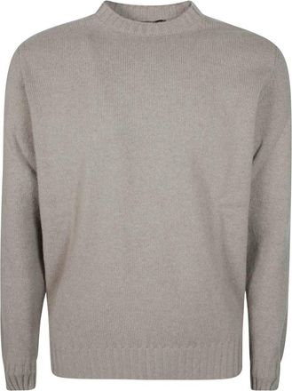 FILIPPO DE LAURENTIIS GC Lana Cachemire 90/10 Finezza 7 - Heren - Ronde hals truien - Beige - 2XL - Wol - Truien & Vesten