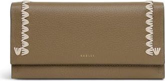Radley London Oak Street - Stitch Large Flapover Wallet in Acorn at Nordstrom