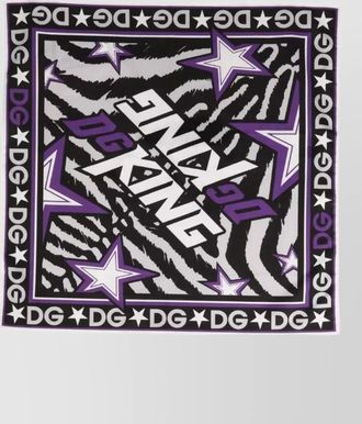 Dolce & Gabbana cotton foulard scarf