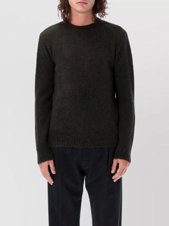 Aspesi soft texture crewneck knit sweater