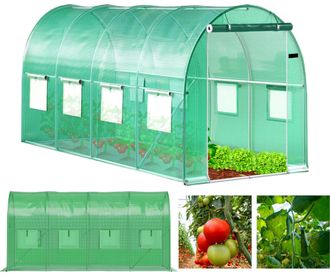 OEM T&uacute;nel De Jard&iacute;n De L&aacute;mina Verde Para Invernadero, 4x2x2m, 8m&sup2;