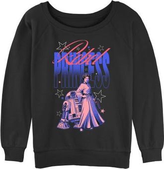 Star Wars Juniors Star Wars Rebel Princess Stars Sweatshirt in Black at Nordstrom, Size Xx-Large
