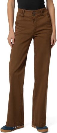 Kut from the Kloth Jodi High Waist Straight Leg Jeans in Whiskey at Nordstrom, Size 16