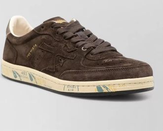 Premiata leather low-top sneakers