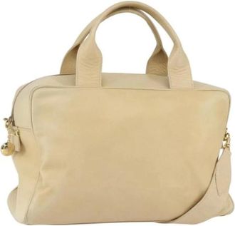 Gucci Pre-owned Handbags, female, Beige, Size: ONE SIZE Pre-owned Vintage Handbag
