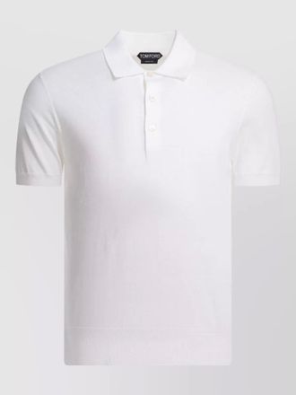 Tom Ford cotton polo shirt short sleeves knit