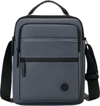 Generic Compatible For Men Simple Business Commuting Leisure Large Capacity Single Shoulder Crossbody(White)