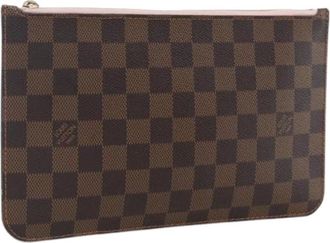 Louis Vuitton Pre-owned Clutches, female, Brown, Size: ONE SIZE Pre-owned Canvas Clutch