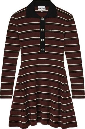 Ganni Mujer, Vestidos, Marr&oacute;n, Talla: XS