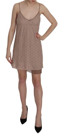 Pink Memories pink MEMORIES Spaghetti Strap A-line Mini Cotton Womens Dress