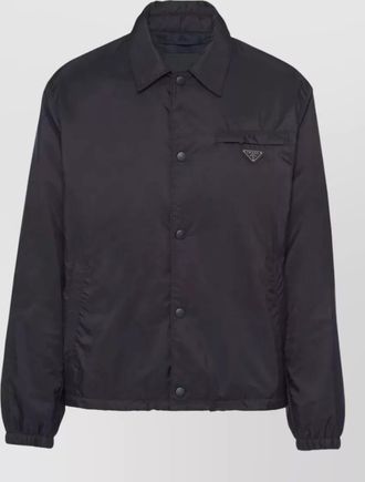Prada renylon sporty blouson jacket collared