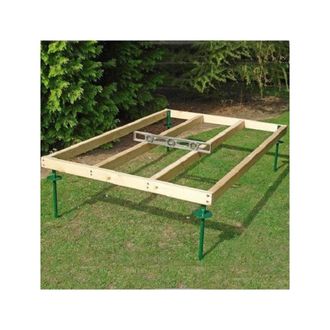 Shires 44 x 69 mm Pressure Treated Shed Base Approx 6 x 4 Feet in Brown
