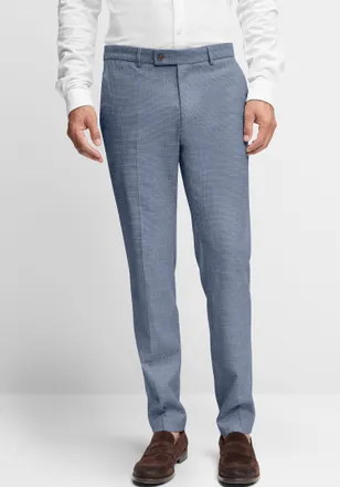 Cinque Anzughose CINQUE CIBRAVO, Herren, Gr. 102, N + S Gr, blau, Web, Obermaterial: 59% Viskose, 39% Polyester, 2% Elasthan, gemustert, schmal lang, Hosen A