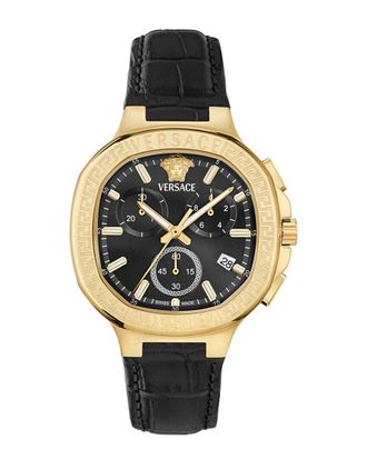 Versace Womens V-Chrono Square Watch