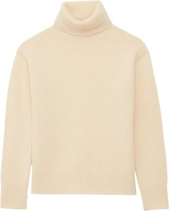 Ines De La Fressange Truien & Vesten, Dames, Beige, XS, Wol, Aiden wollen trui