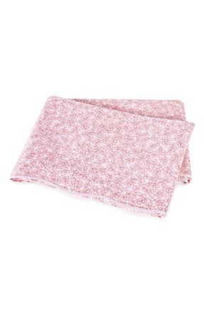 Matouk Margot 500 Thread Count Cotton Percale Flat Sheet in Blush at Nordstrom, Size Full