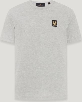 Belstaff T-shirt Mens Cotton Jersey Old Silver Heather Size XS
