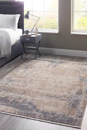 Origin Store Cosimo Distressed Rug in Grey | Size: 160 cm x 230 cm