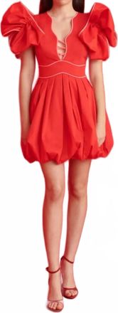 Celia B Orbit Dress In Red