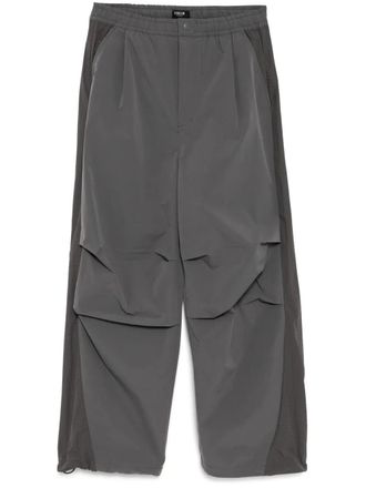 Five CM panelled wide-leg trousers - Grey