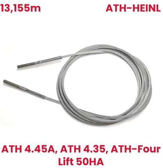 OEM Cable De Repuesto Ath-heinl: Cable De Acero De 13.155 Mm Para El Elevador De Cuatro Columnas Ath 4.55a / Ath-four Lift 50ha