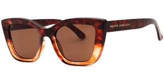 Draper James DJ9020 210 Womens Sunglasses Tortoiseshell Size 52