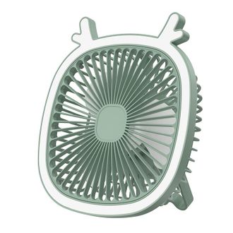 OEM Ventilador De Escritorio Usb De 3 Velocidades - Ventilador Silencioso Con Luz Led Para El Hogar Y La Oficina