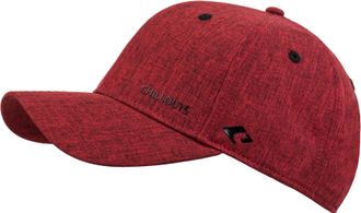 Chillouts Baseball Cap CHILLOUTS Christchurch Hat, rot (rot, schwarz), Web, Kunstfaser, kontrastfarbene Details, meliert, Basic, Caps Baseball Cap, mit farbigen