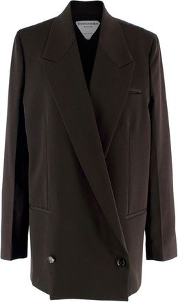 Bottega Veneta Brown Oversized Blazer Size S