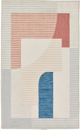 Gino Falcone Alfombra de baño mullida - gris multicolor 70x120 cm