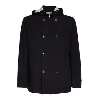 Montecore Hybrid Peacoat Parka Hooded Jacket