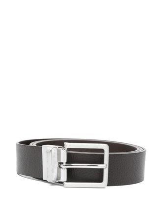 Emporio Armani buckle-detail belt - Brown