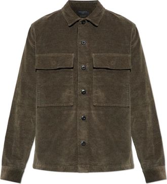 AllSaints Hombre, Camisas, Marrón, Talla: XS