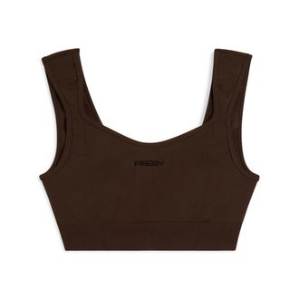 Freddy Top sportivo seamless con scollo a cuore e supporto leggero
