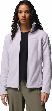 Columbia Fleecejacke COLUMBIA Fast Trek II Jacket, Damen, Gr. XXL (54/56), lavender pearl, Fleece, Obermaterial: 100% Polyester, hoch geschlossener Ausschnitt,