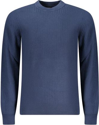 HUGO BOSS Blue Cotton Mens Sweatshirt