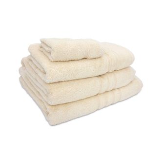 Lewis's Luxury 100% Egyptian Cotton Towel - Vanilla - Bath Sheet | TJ Hughes Natural