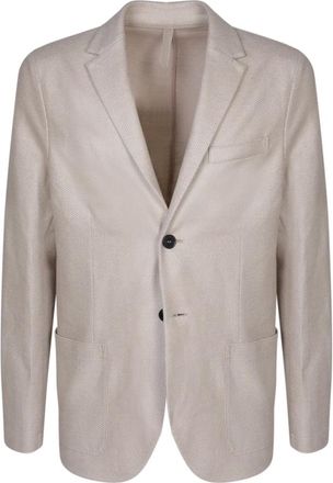 Harris Wharf London Hombre, Chaquetas, Beige, Talla: L