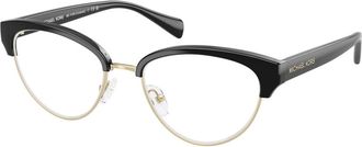 Michael Kors Stijlvolle Bril Curacao 3005 - Dames - Brillen - Zwart - 52 MM - Accessoires