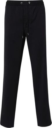 Moncler Pantaloni in misto lana - - Trousers - Uomo - Blu - S