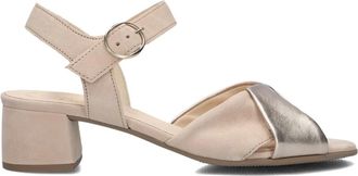 Gabor Schoenen, Dames, Beige, 40 EU, Beige Sandalen voor Stijlvolle Zomerdagen